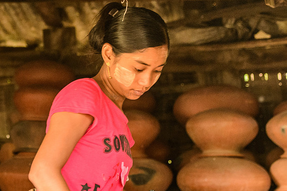 At the market in Mawlaik