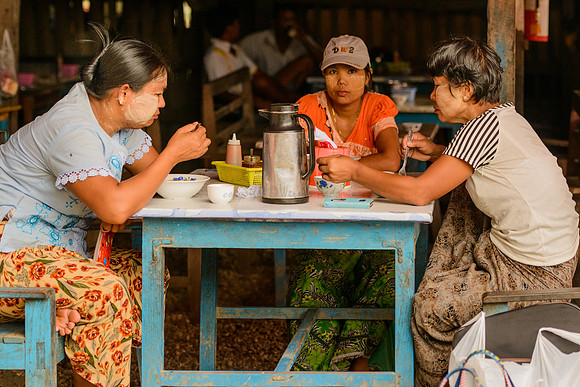At the market in Mawlaik